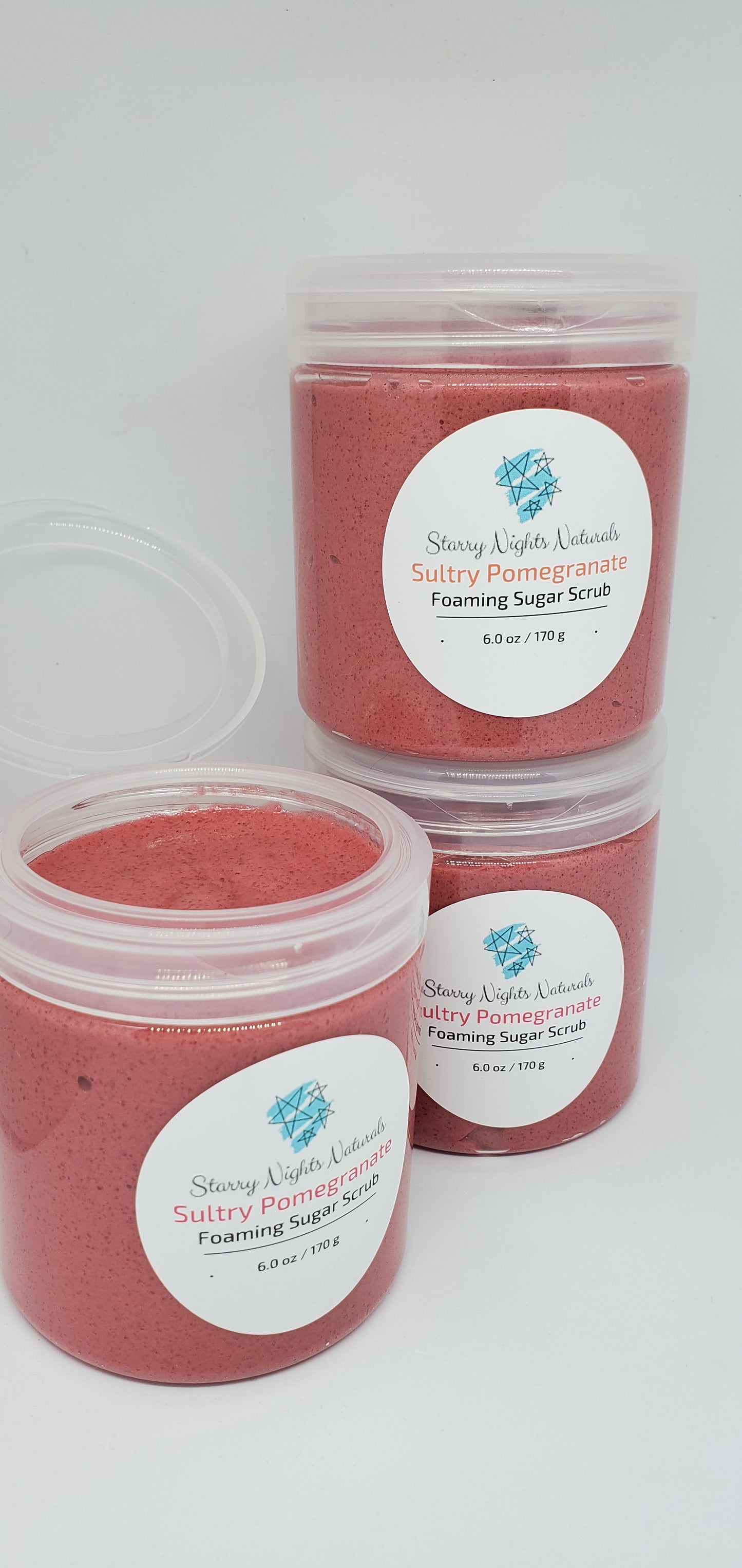 Sultry Pomegranate Foaming Sugar Scrub