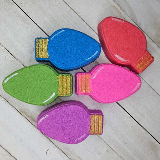 Christmas Light Bulb Bath Bomb