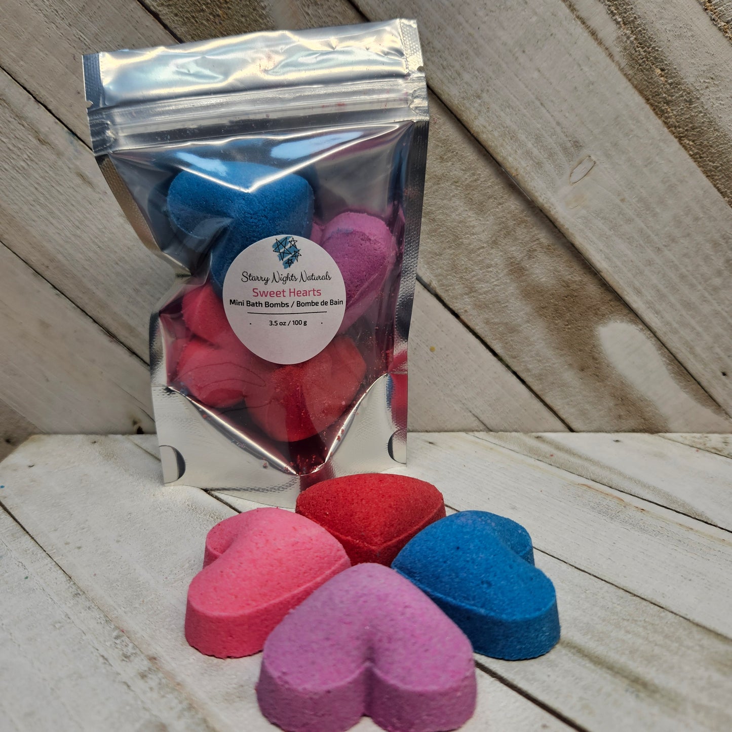 Sweet Hearts Mini Bath Bomb Set